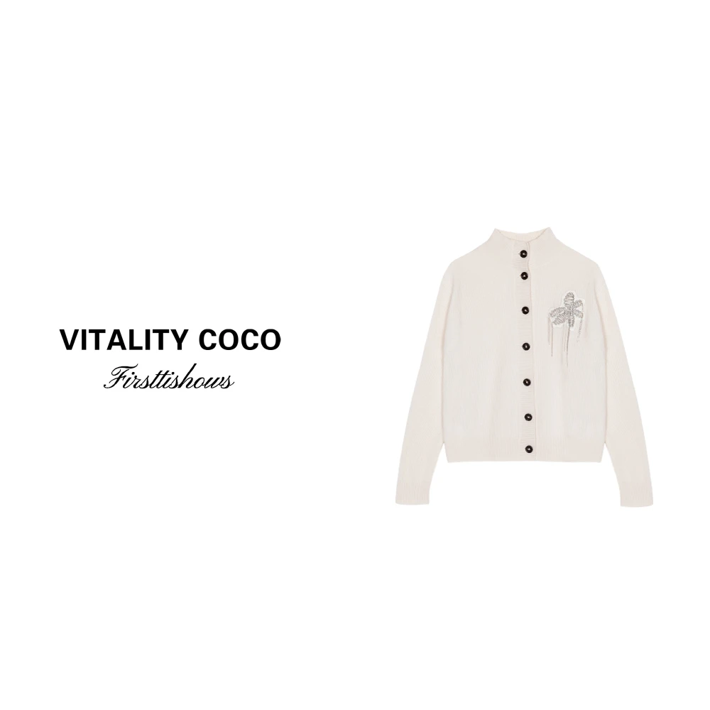 「VITALITY COCO」秋冬上新热卖羊绒针织开衫1436