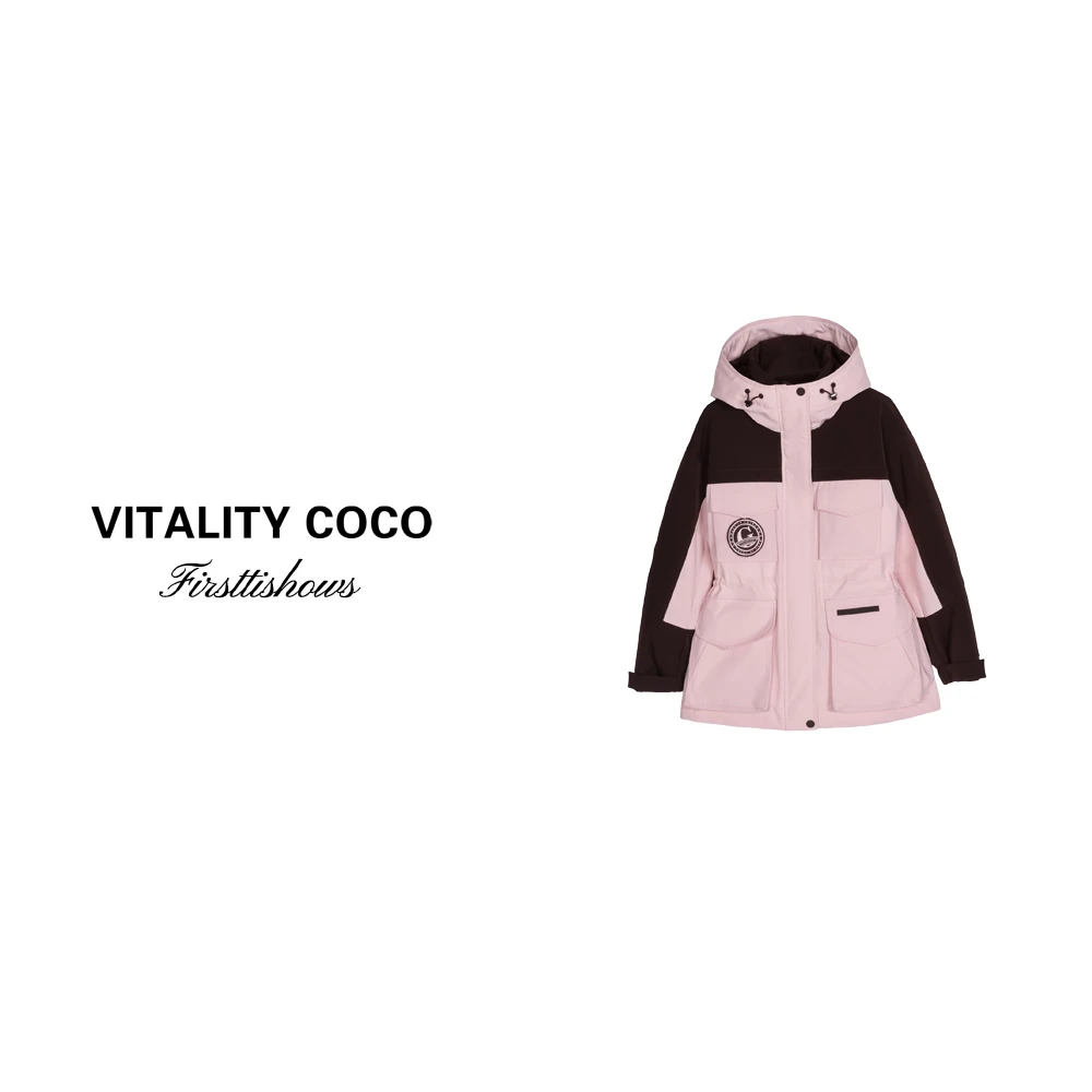 「VITALITY COCO」秋冬上新卖百搭连帽羽绒服1493