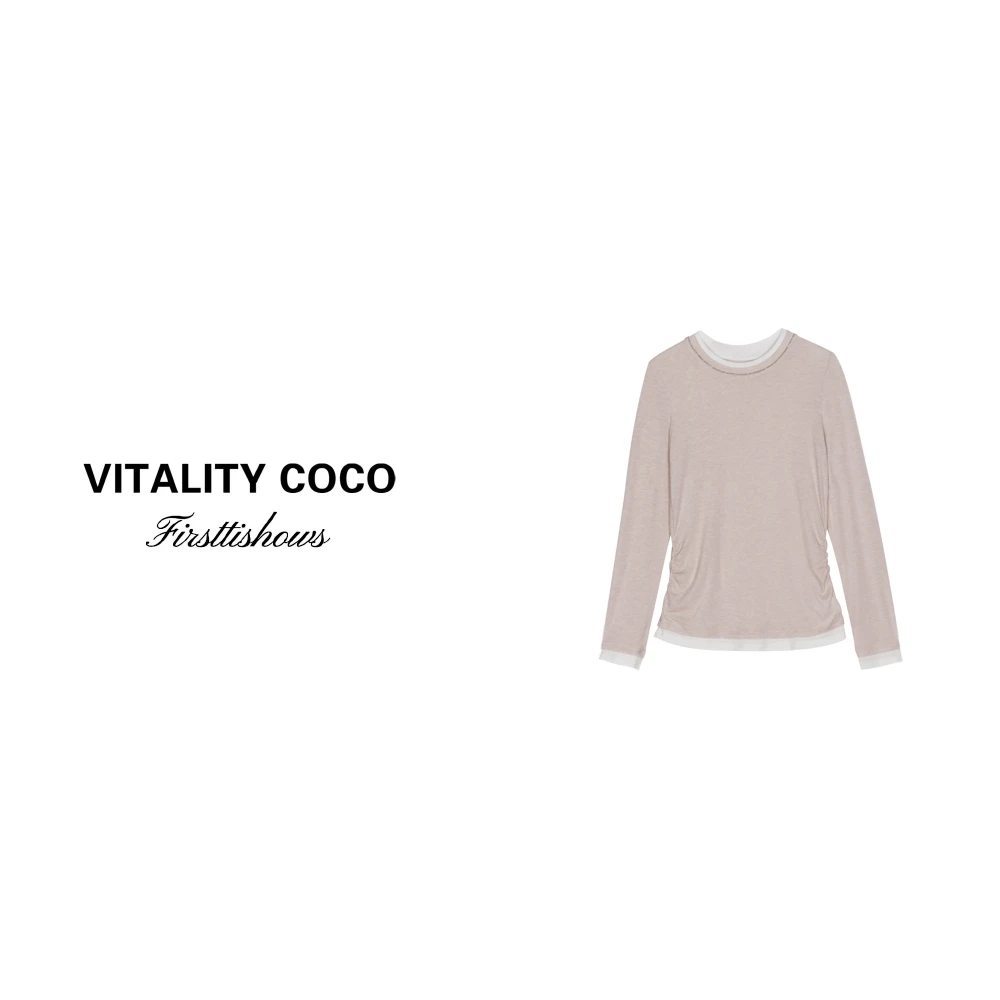 VITALITY COCO·BC系列秋冬上新热卖舒适休闲百搭长袖t恤-1597