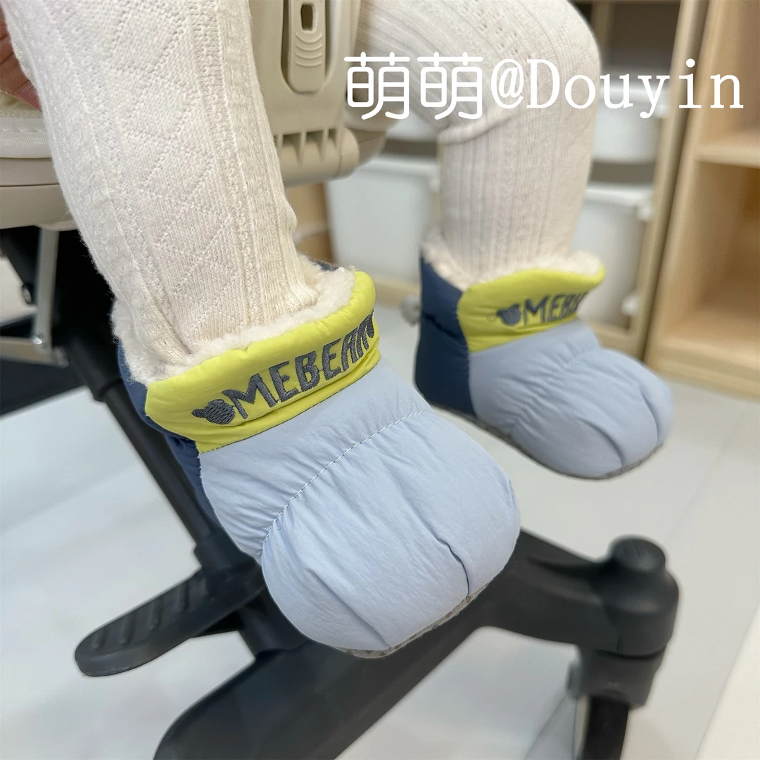 新生婴儿鞋冬季6到12个软底学步鞋0-1岁加绒男女宝宝加厚保暖棉鞋