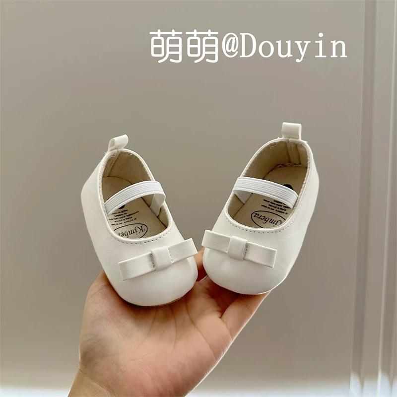 婴儿学步鞋春秋季0-1岁新生婴幼儿百日周岁女宝宝韩系透气公主鞋