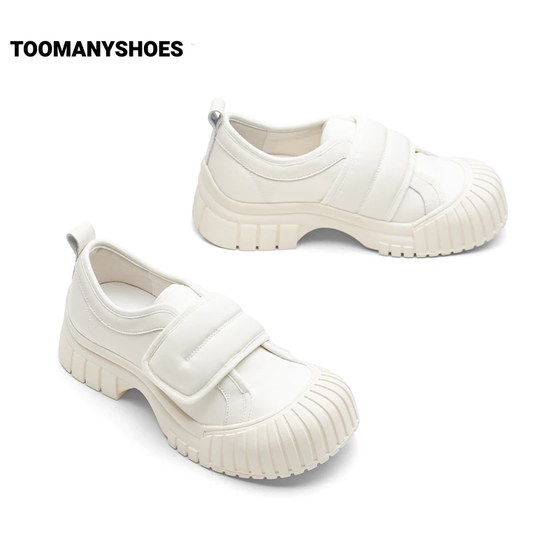 Toomanyshoes女鞋烤棉花糖可爱百搭厚底复古圆头小众ins休闲百搭