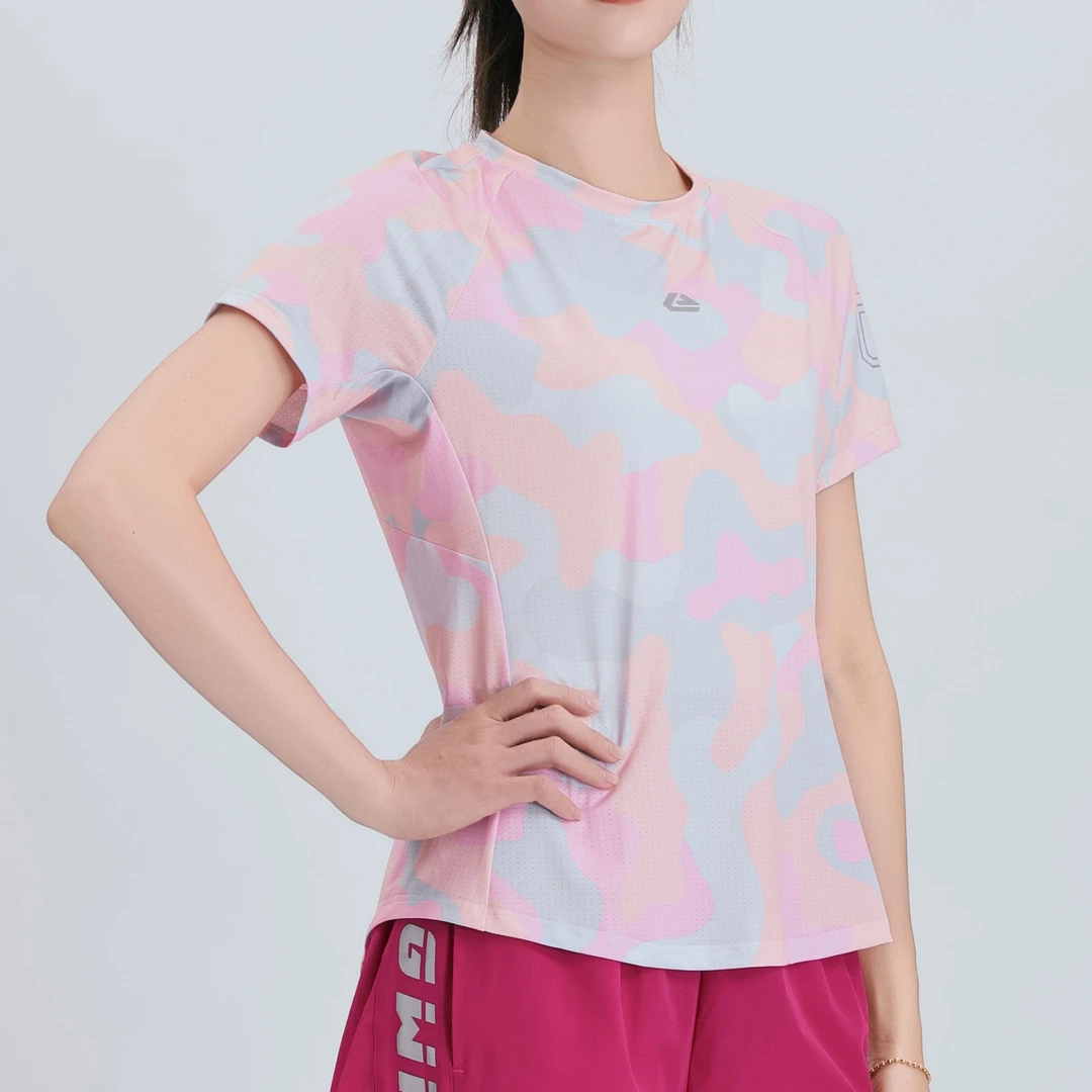 【速干短袖女】运动短袖户外训练吸汗透气休闲夏季跑步速干圆领T恤