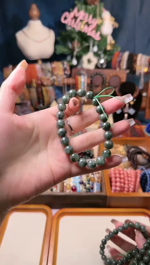 【闪购商品】发晶手链未镶嵌w06，绿发晶 多样性发一