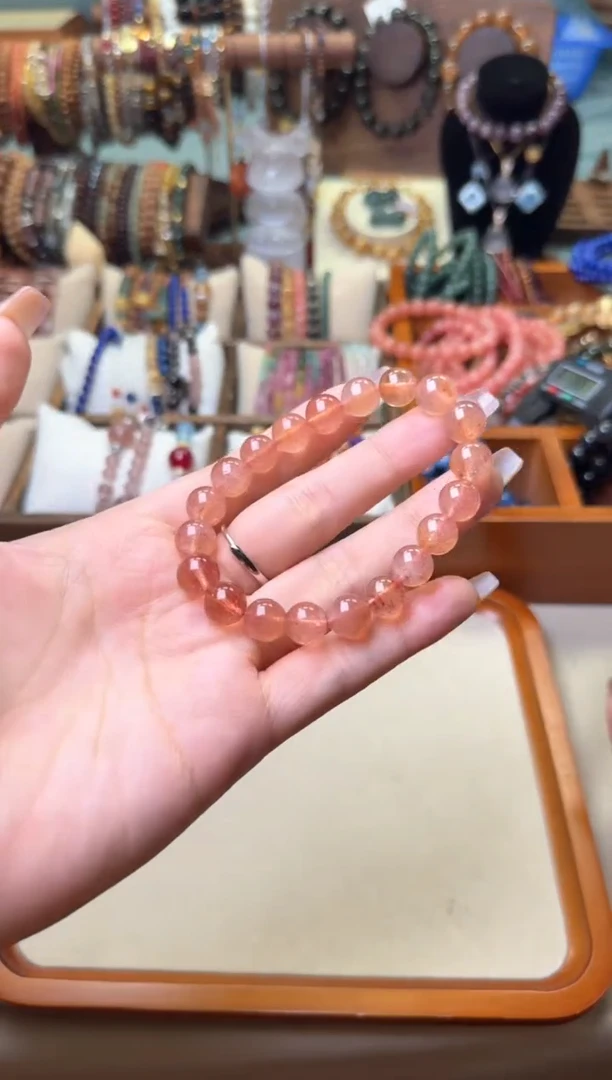 【闪购商品】水晶手链未镶嵌w01，草莓晶 多样性发一