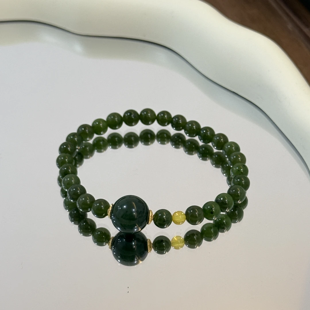 【晓风】DM1450和田玉蜜蜡手串手链多样性发一