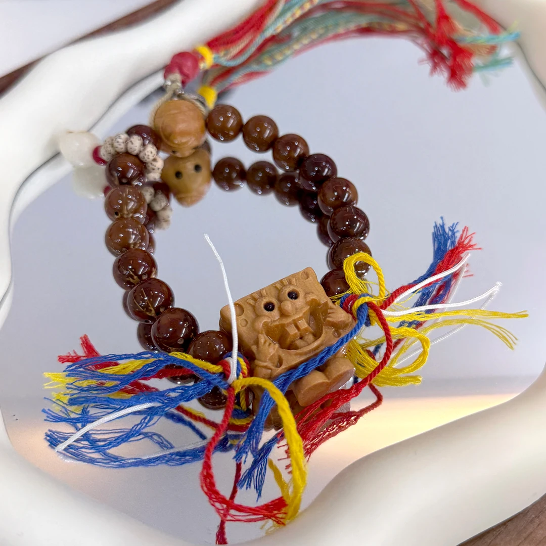 【一岁景】DM1402紫金鼠带眼手串多样性发一