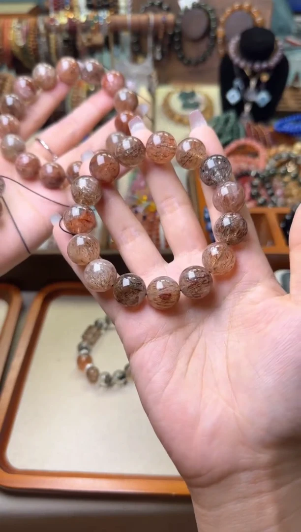 【闪购商品】发晶手链未镶嵌w47，黑金超 多样性发一