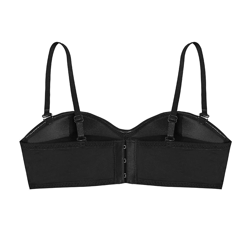 奶酷墨莉 无肩带内衣女无钢圈隐形文胸薄款防滑无痕超薄胸罩24613