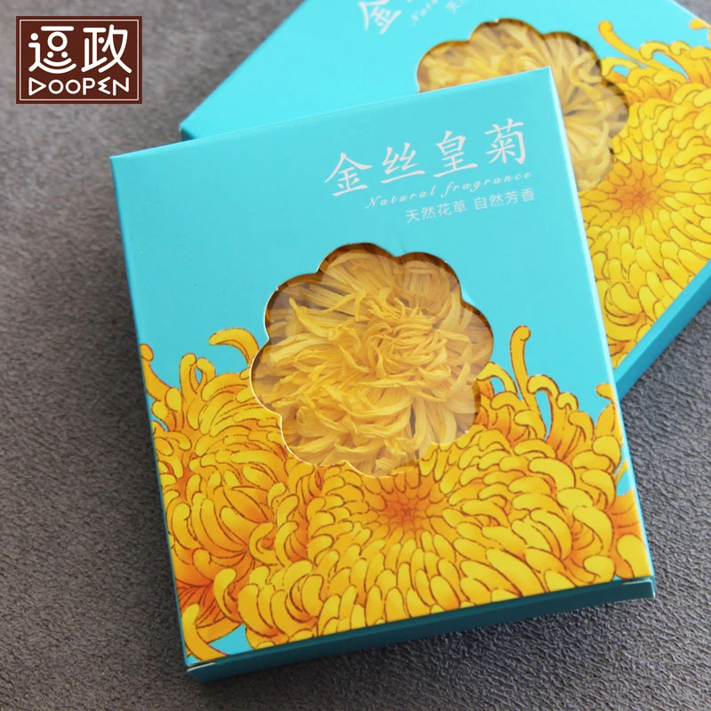 金丝皇菊一朵一杯无硫高颜值小包装黄菊贡菊多个规格时尚菊花茶