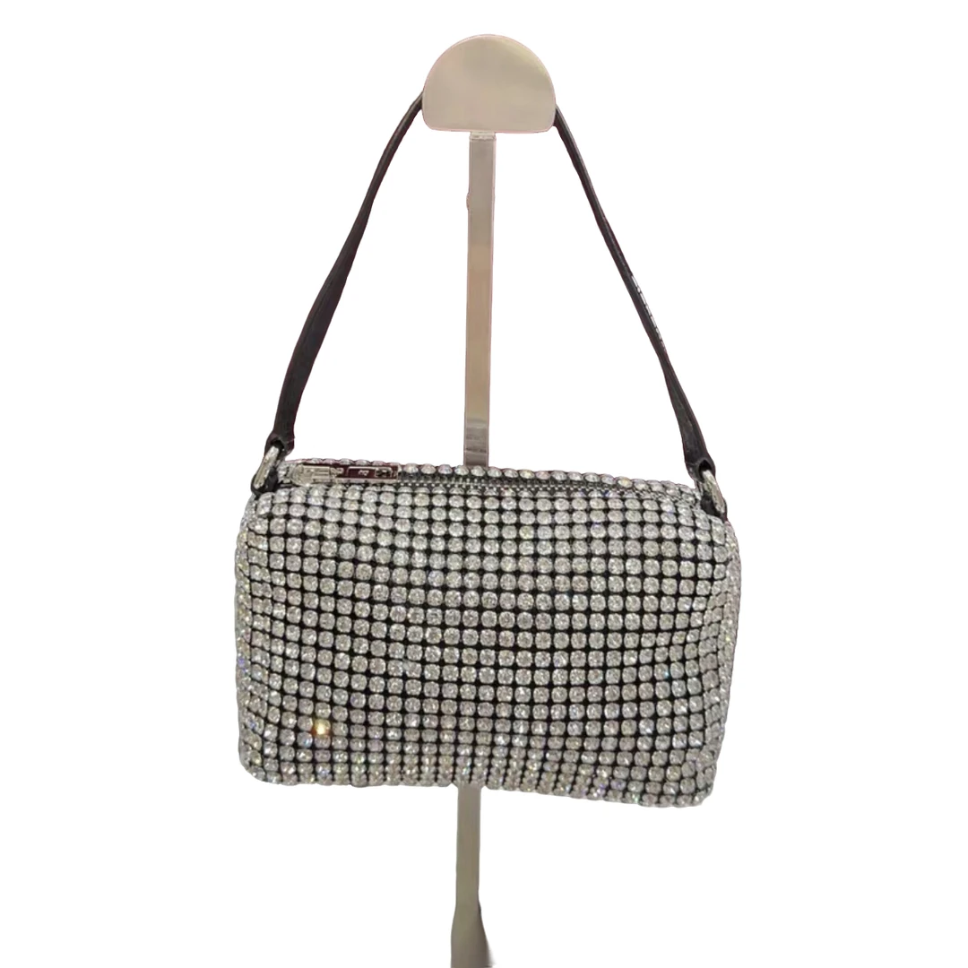 99新 Alexander McQueen/亚历山大·麦昆 Heiress腋下包手拎包