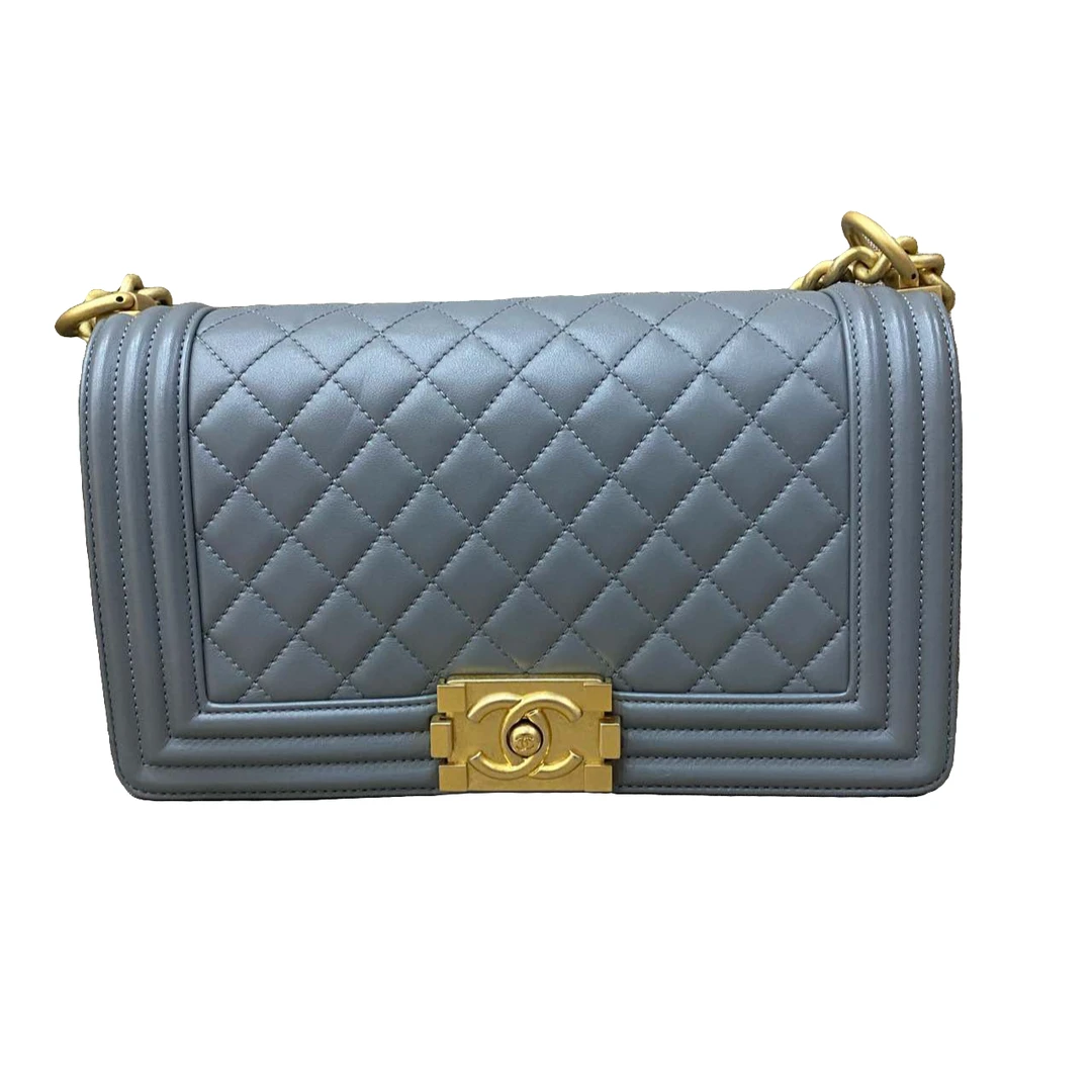 99新 Chanel/香奈儿 leboy中号腋下包单肩包25开无卡