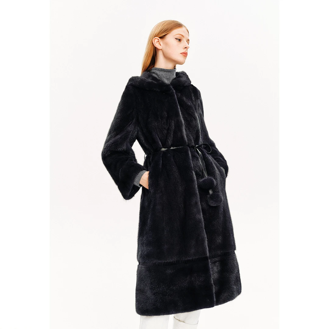 诗篇冬季新款保暖贵气长款奢华整貂皮草6C34509020