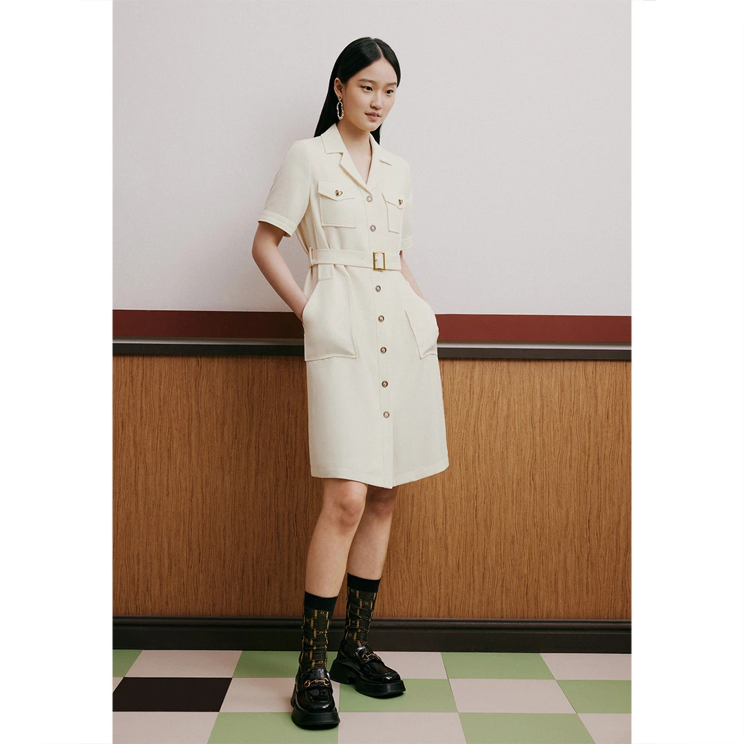 PSALTER诗篇夏季休闲运动小香风优雅气质时尚连衣裙 6C63205143