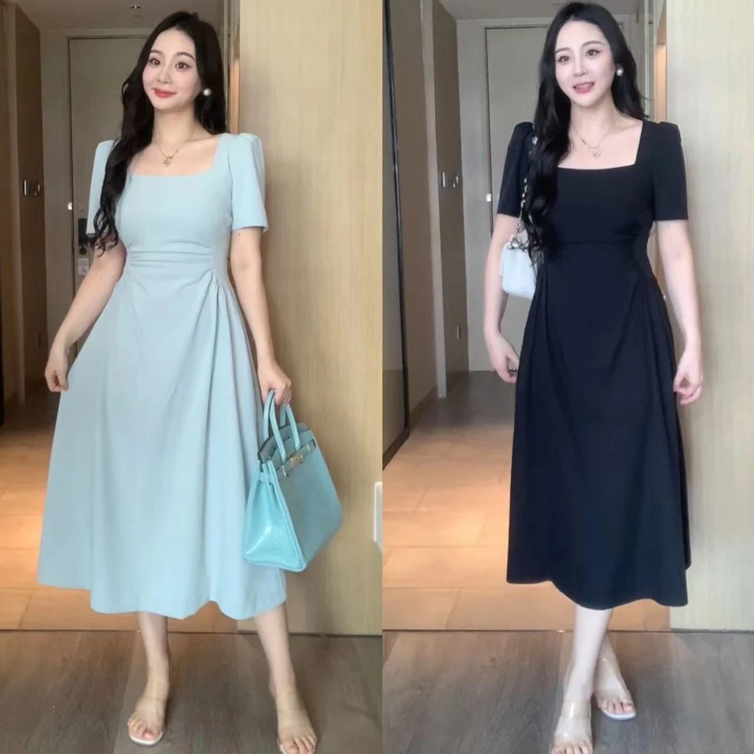 XINYI【露丝裙】法式小A连衣裙夏季收腰显瘦气质裙子XQ350987