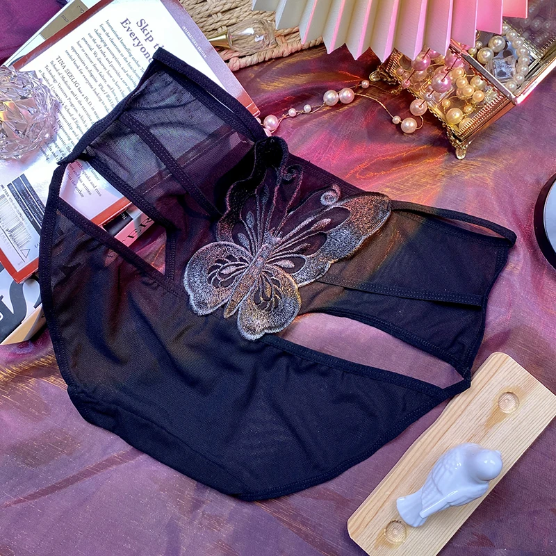 bejirog/北极绒130-220大码内裤女性感薄款胖妹妹三角裤3条AX393