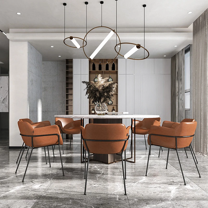 【品牌升级】和顿 原创设计 高端餐椅507