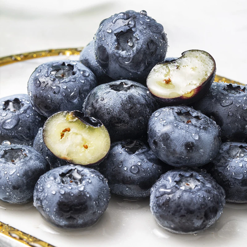 新鲜丹东蓝莓4/6盒蓝莓鲜果400g/600g宝宝辅食现摘现发100g/盒