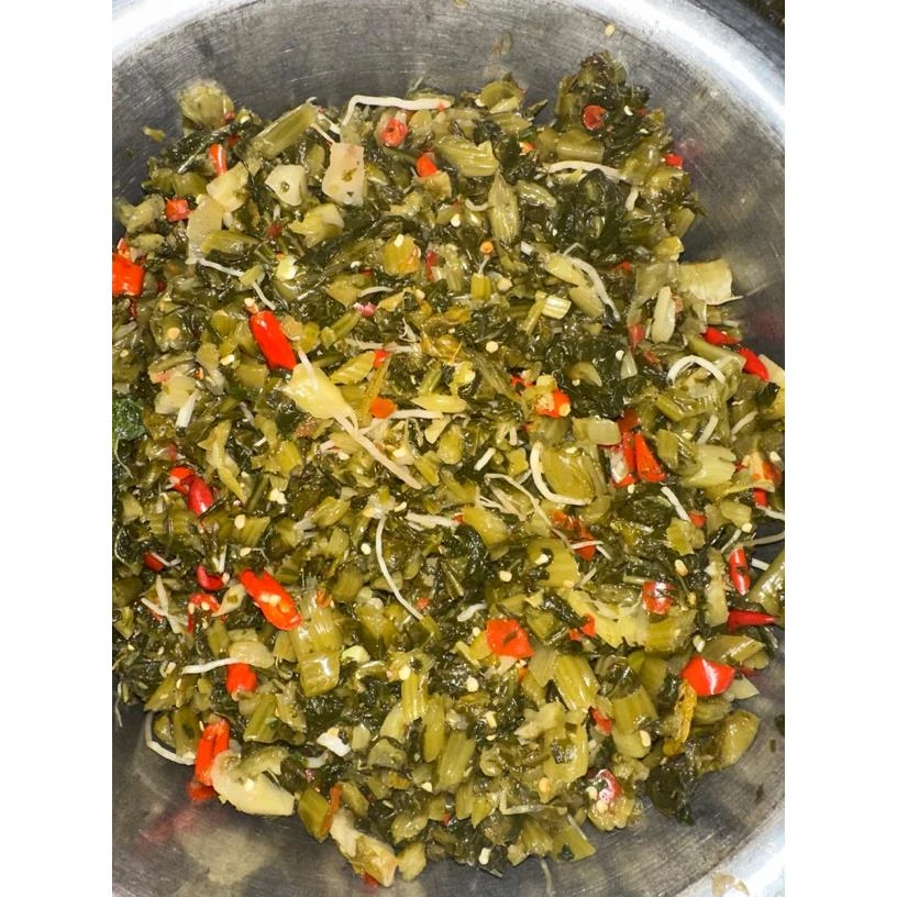 啊秀姐云南发水腌菜一瓶1000克老家味道