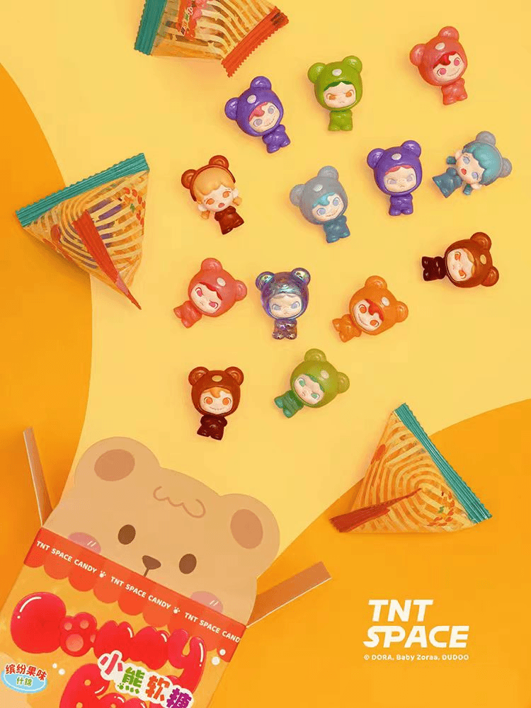 【拆盒】TNT SPACE小熊软糖系列盲盒