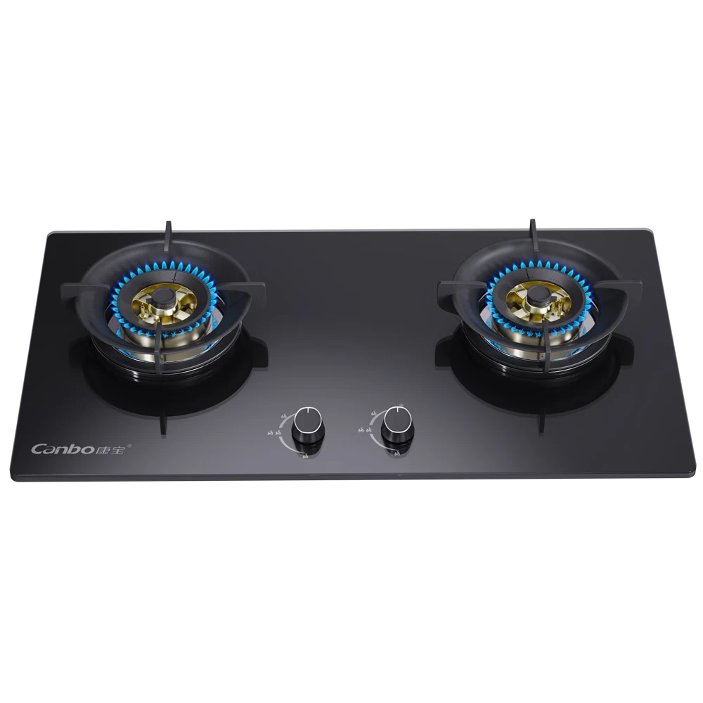 康宝JZT/Y-Q252-B320  5.2kW大火力 纯铜炉头灶具玻璃面猛火灶