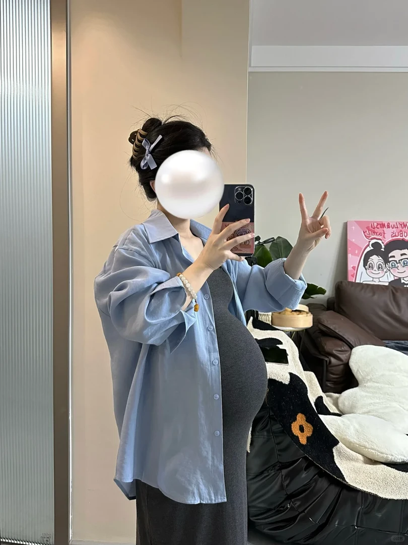 现货孕妇装春秋款高级感慵懒休闲洋气时髦衬衣吊带裙春装外穿时尚