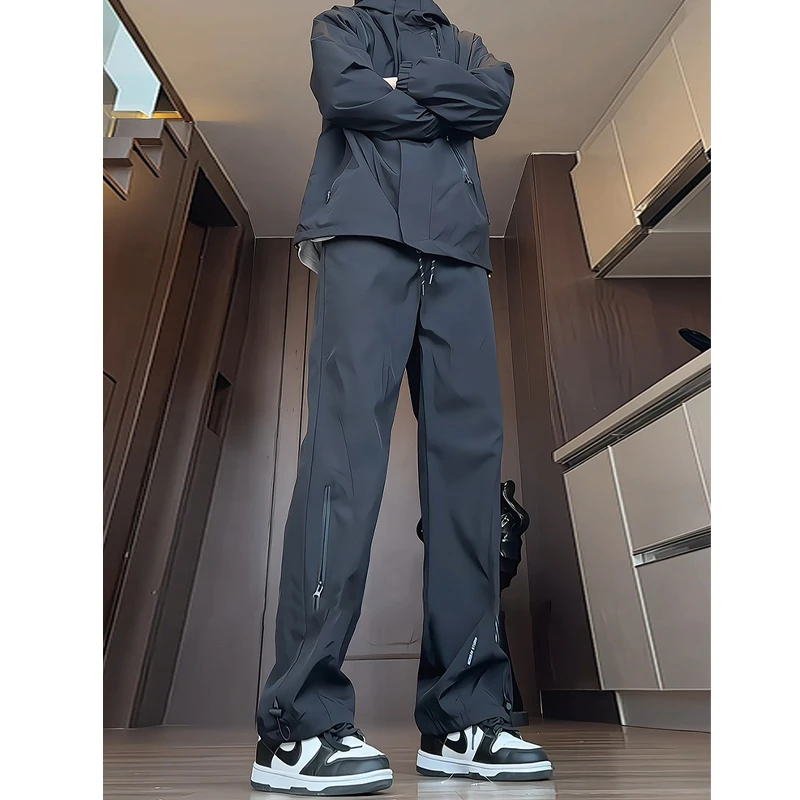 软壳防水加绒冲锋裤男冬款东北零下40度裤子加厚机能防风滑雪长裤