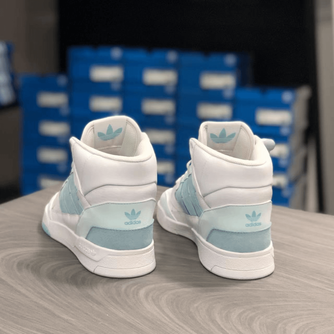 adidas阿迪达斯三叶草冬季情侣复古ins运动休闲鞋高帮板鞋HQ6983
