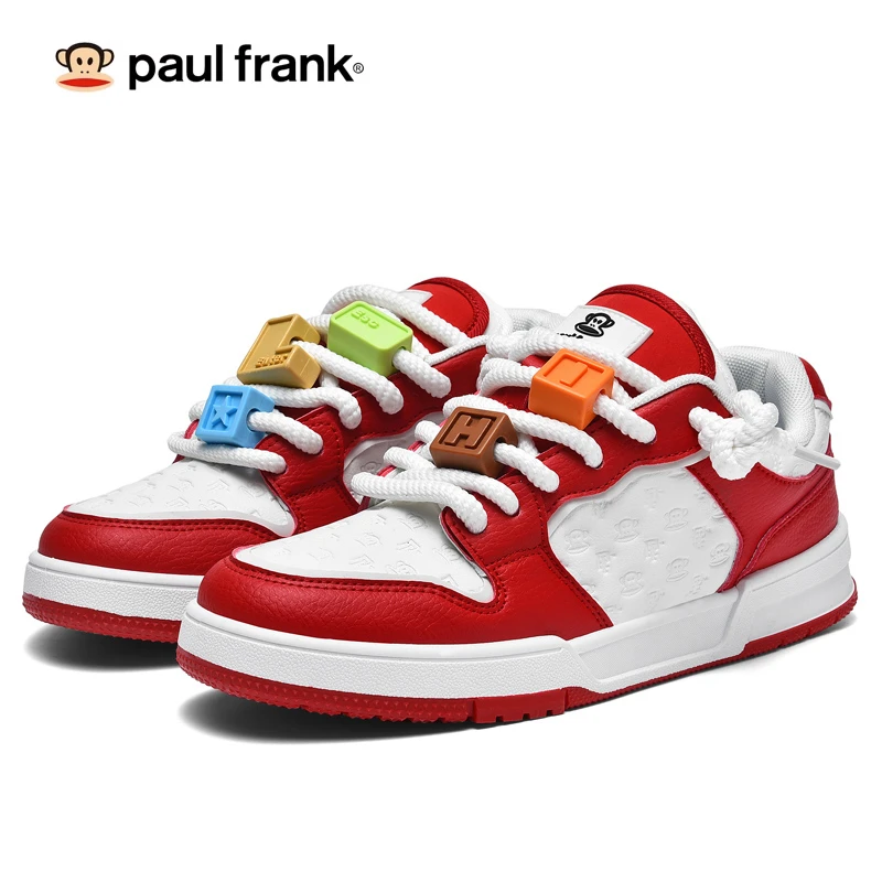 paul frank/大嘴猴双鞋舌男鞋高端时尚潮流夜光低帮鞋KX028（3）