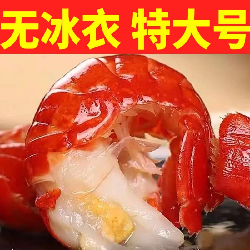 生鲜龙虾尾原味鲜嫩400g 特大号小龙虾活剥鲜嫩去头新鲜速冻美味