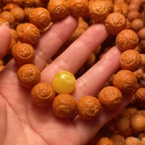【闪购商品】猴头核桃手串火*哥瑞兽