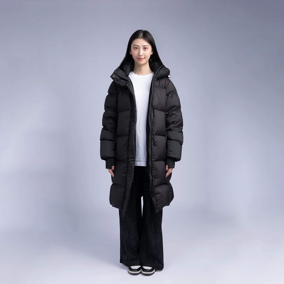 IVLOIVCLER中长款冬季羽绒服（3307）95鸭绒羽绒服冬800蓬