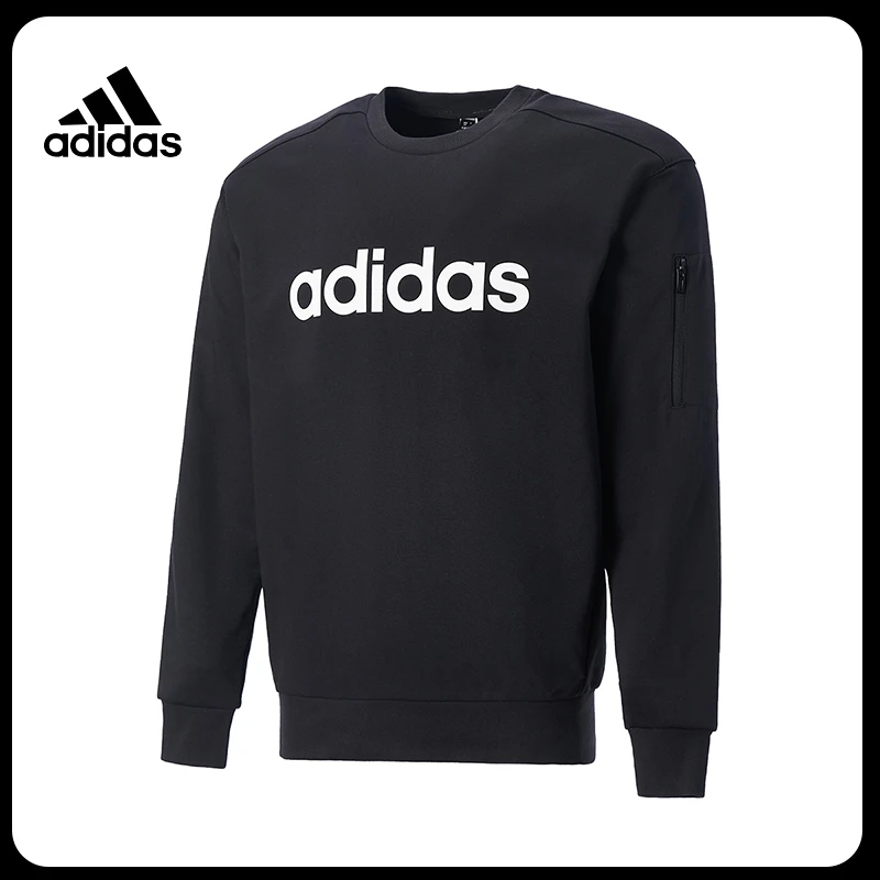 adidas/阿迪达斯卫衣男子男士男款长袖运动时尚黑色圆领宽松秋季