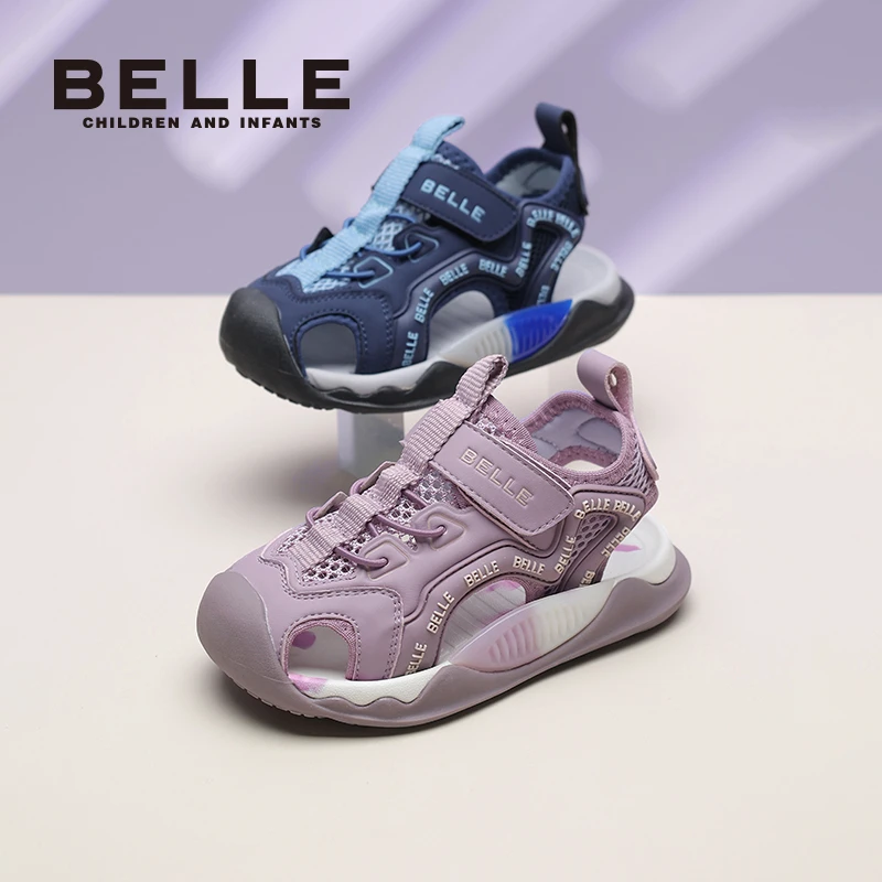 【骑士】百丽儿童夏季薄荷曼波休闲溯溪透气百搭沙滩动凉鞋DE4268