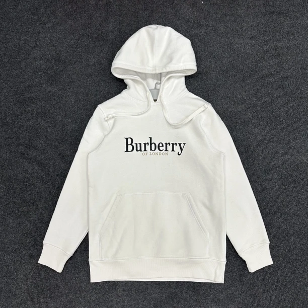 99新 BURBERRY/博柏利 经典刺绣连帽卫衣/尺码XS