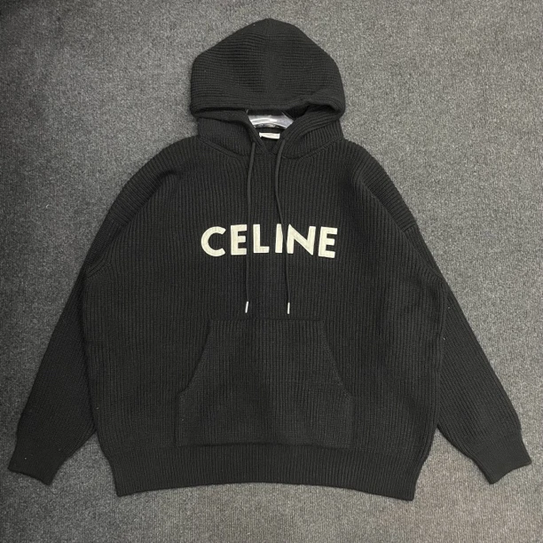 Celine瑟琳/纯色logo印花套头卫衣/99新/尺码M/公价1W