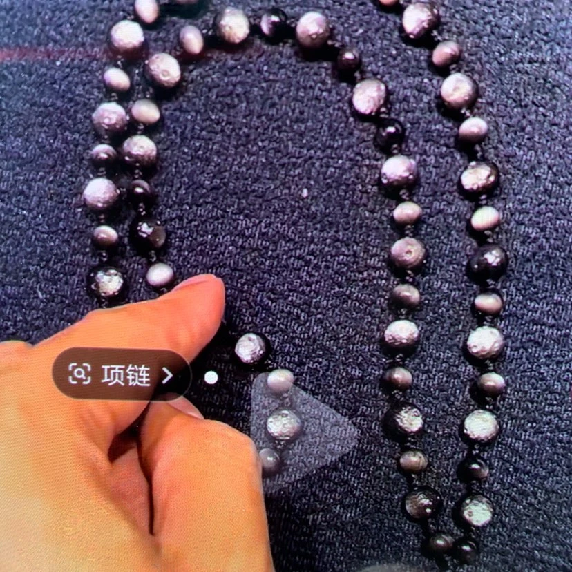 【闪购商品】黑曜岩项链未镶嵌菜****入