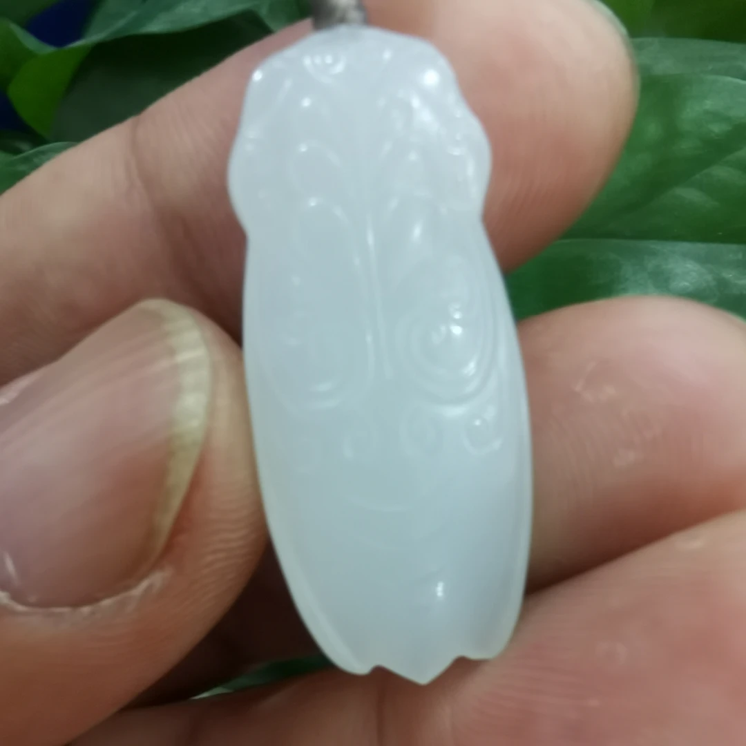 天然和田玉一鸣惊人挂件