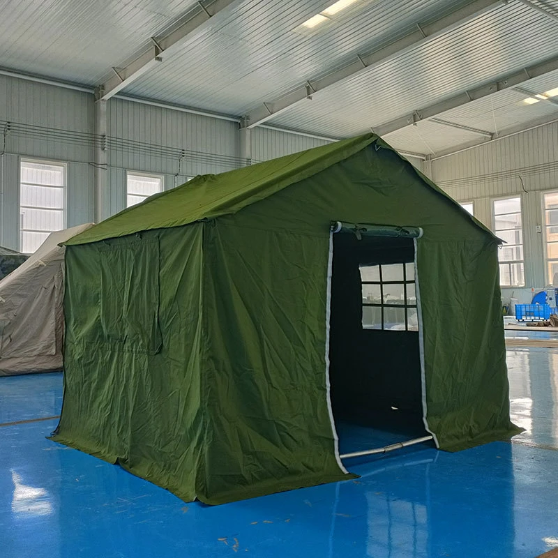 户外野营施工帐篷工地工程野外救灾大型防疫帆布隔离应急棉帐篷