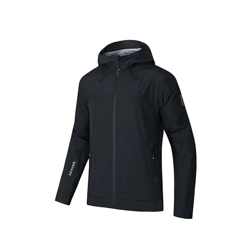 【风暴甲】安踏国家地理联名男款户外防水防风硬壳冲锋衣梭织外套