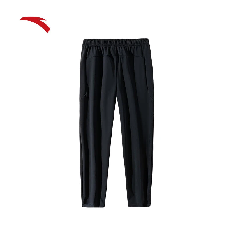 【轻暖绒】安踏秋冬加绒运动休闲长裤保暖舒适高弹跑步训练针织裤子