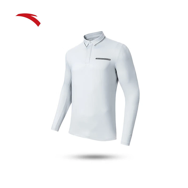 【精英训练】安踏3A抗菌男长T恤夏季亲肤运动休闲打底衫/152417401