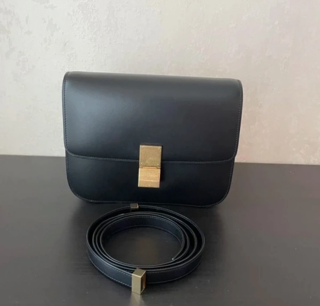 95新 Celine/思琳 Celine box 单肩斜挎包