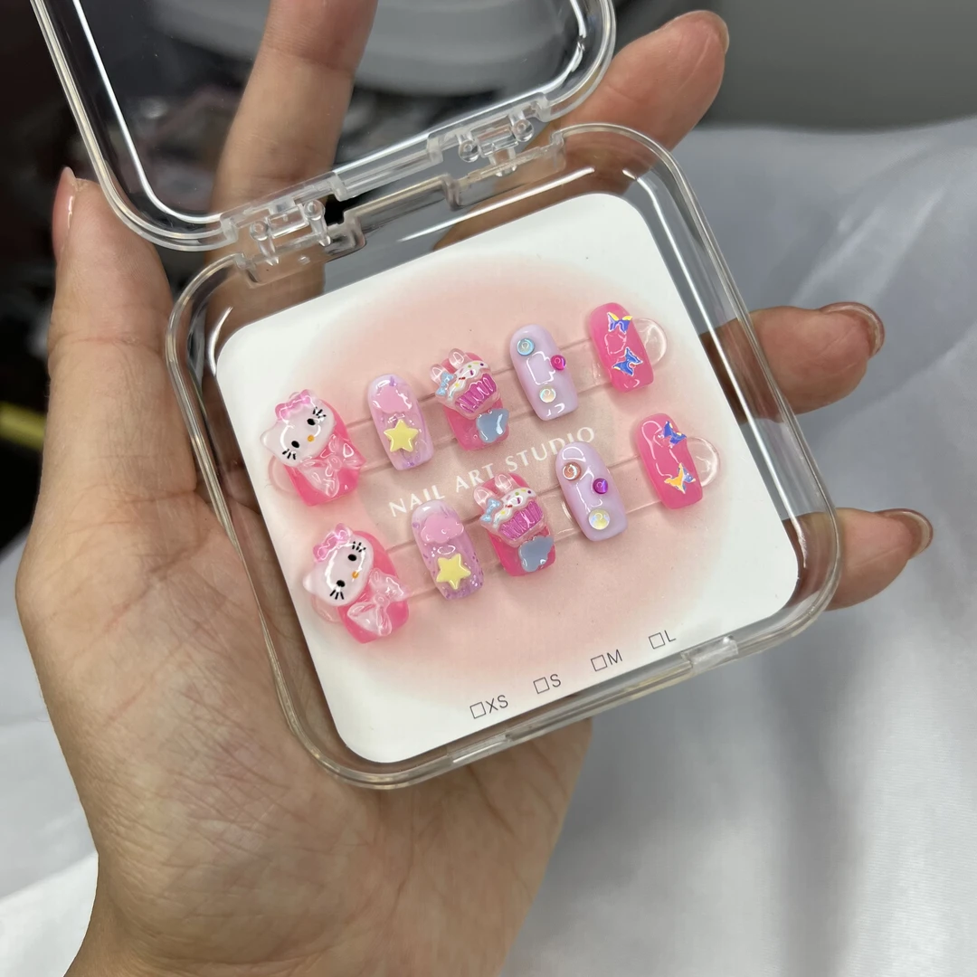 【Kitty猫长款】——长款儿童穿戴甲一桐穿戴甲
