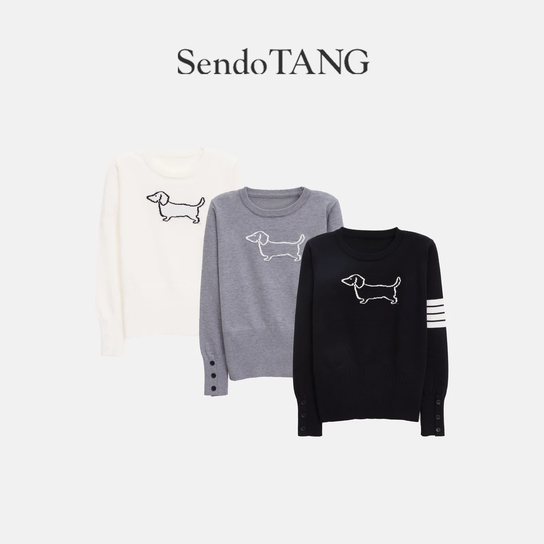 小狗萌化了【元气满满】胖多女装新款时尚高级感显瘦百搭宽松卫衣