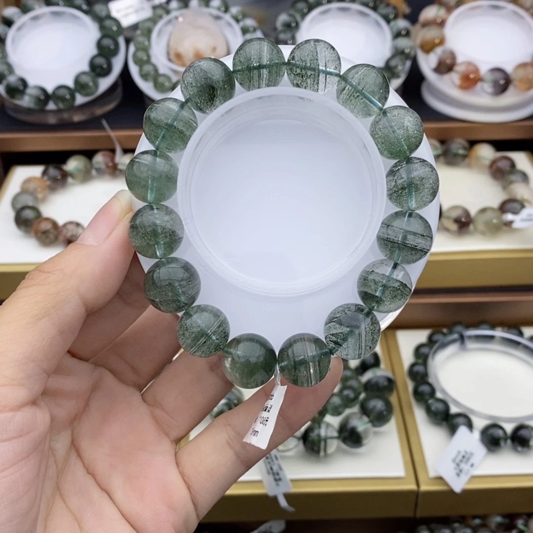 水晶手链未镶嵌尹*柜绿幽灵