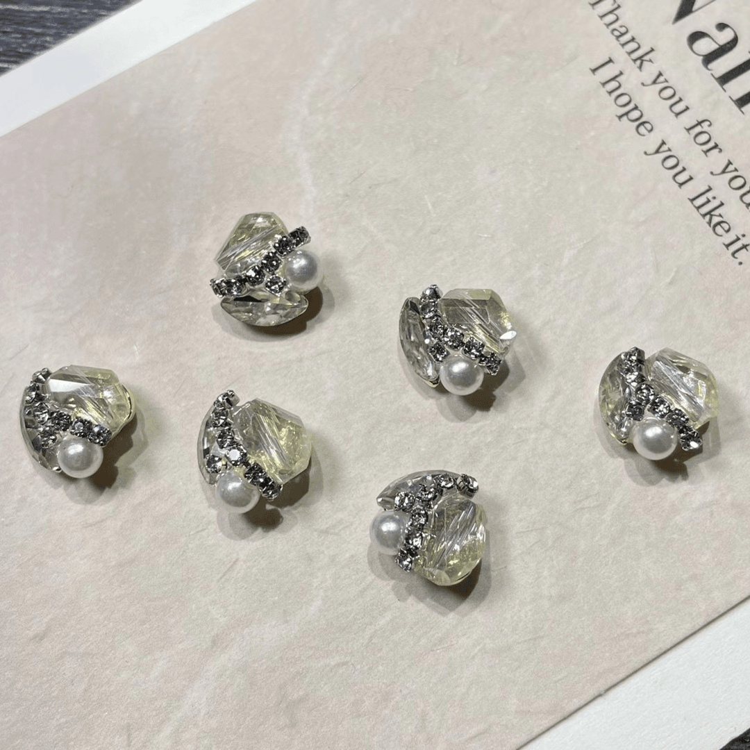 A192超亮网红爆款细致美甲成品堆堆钻