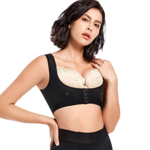 【无袖胸托】塑身收副乳聚拢背心女产后提胸拉背背心上托塑形美背款