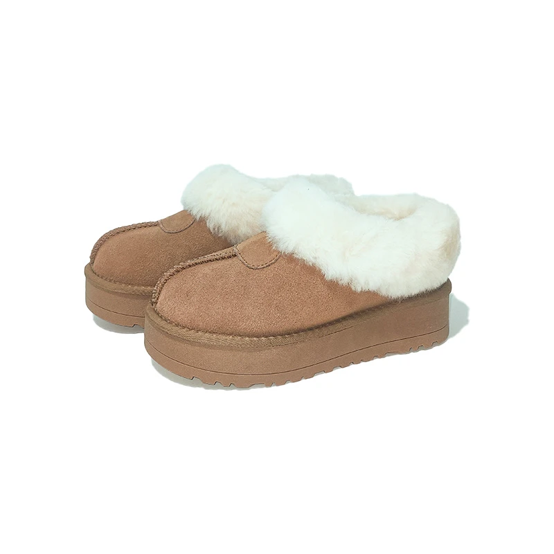 24款冬季塔兹特女士加绒加厚保暖雪地靴女士休闲厚底防滑雪地棉鞋