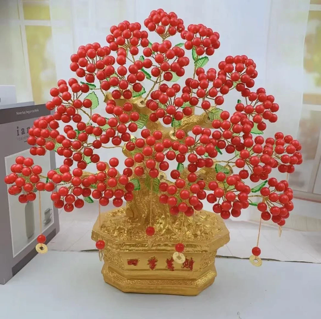 鸿运当头发财果 手工DIY材料包【含底座】